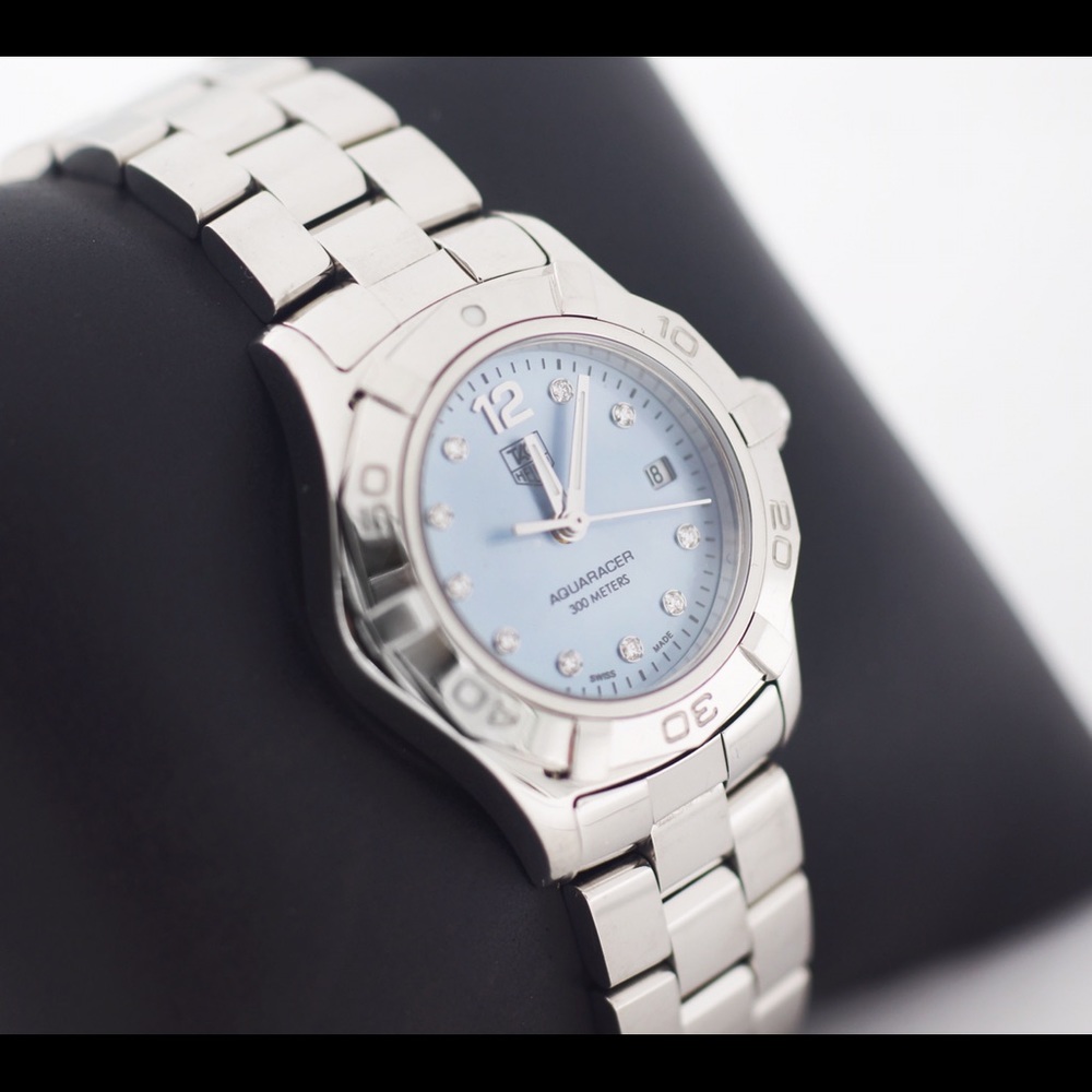 TAG Heuer Aquaracer Mop Diamond Ladies Waf1419 Watch